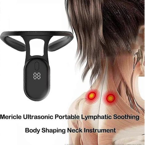 Tragbares Ultraschall-Lymphdrainagegerät zur Körperformung und Nackenkorrektur, tragbarer Ultraschall-Rundrückenkorrektor Zh5-2 (1/4)