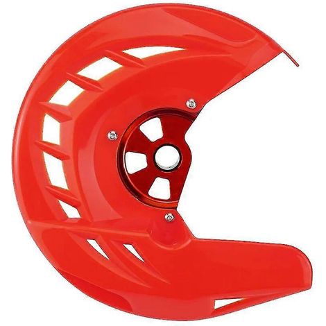 Bremsscheibenschutz vorne für KTM EXC 300, EXC 250, SX 125, 200, EXC-F 350, SXF 450, 530, XCW, XCFW, XC, XCF, Six Days TPI (2016–2023) – rot (1/5)