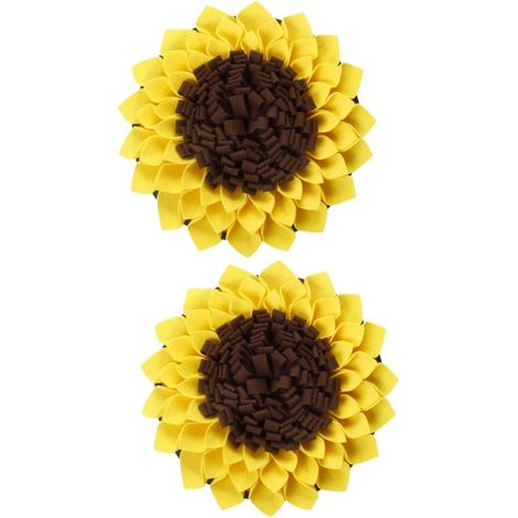 2pièces Tapis De Reniflement pour Chiens Tapis Entraînement Antidérapant pour Nourriture Lente Et Jeux De Fouille Accessoire pour Instinct Naturel De Chasse des Animaux De (1/5)
