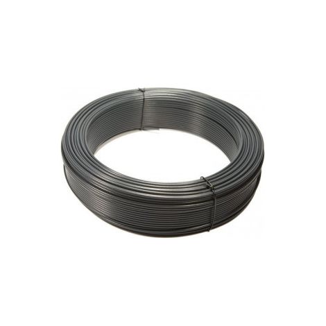 Verzinkter Kunststoffspanndraht Grau, 2,75 mm x 100 m