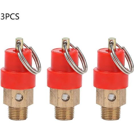 3 Stück 8 kg Luftkompressor Sicherheits-Überdruckventil Druckregler (G1/8')