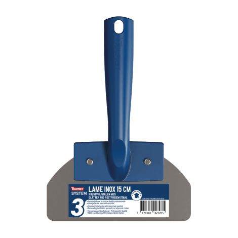 Cuchillo para masilla Toupret system acero inoxidable 15 cm
