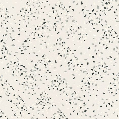 Papier peint de luxe exclusif Profhome 373942 papier peint intissé légèrement texturé moucheté brillant blanc noir argent 5,33 m2 (1/5)