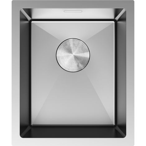Mexen Trixo lavello in acciaio 1 vasca 370 x 440 mm, inox - 6412371000-01 (1/5)