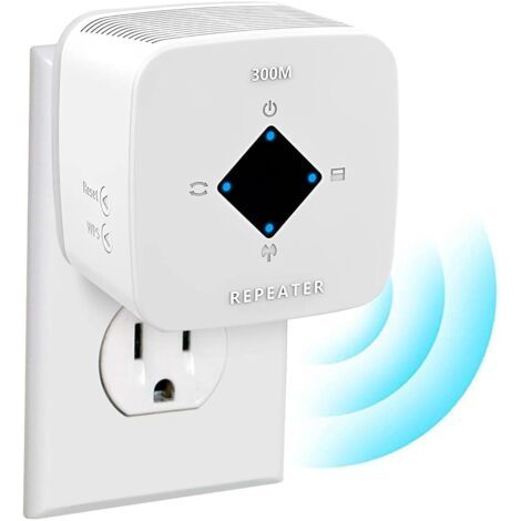 QORVA-Amplificateur de signal Wi-Fi domestique : couverture du répéteur Internet jusqu'à 6 500 pieds carrés (1/4)