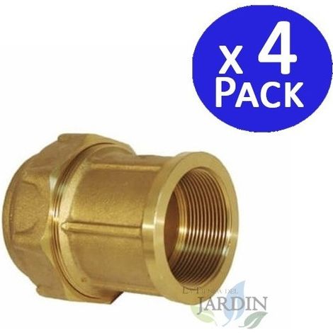 Paquet De 100 Raccords De Compression Pour Tuyau De Jardin 12 Mm