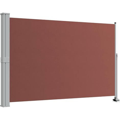 Tenda da Sole  Tenda Laterale Retrattile per Patio 160x300 cm Marrone (1/5)