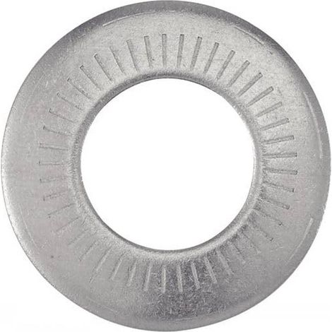 200 Rondelles Coniques Striées Série Etroite 4 mm - NFE 25511 - Inox A2 - D-Work (1/4)