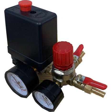 Pressostat de compresseur d'air avec régulateurs (1/3)