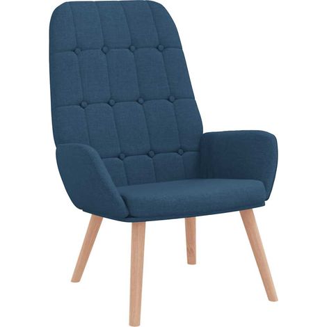 Maison Exclusive - Relaxsessel Blau Stoff