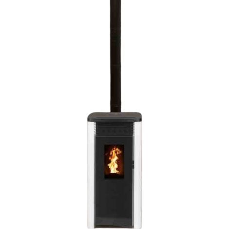 Interstoves – Kit conduit double flux intérieur vertical 100/150 – Inox 316L et 304 – Évacuation fumées et apport air frais – Compatible poêles granulés étanches