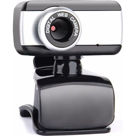 High-definition USB webcam for desktop and laptop computers, video calls, live streaming and online classes.
