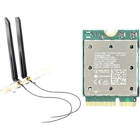 L'adaptateur réseau sans fil tri-bande WiFi 7 QCNCM865 prend en charge les réseaux Bluetooth 5.4, 2.4G/5G/6GHz et est compatible avec Win11 et les systèmes d'antenne. (1/5)