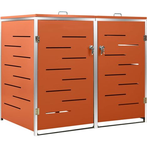 Maison Exclusive - Mülltonnenbox für 2 Tonnen 138x77,5x112,5 cm E