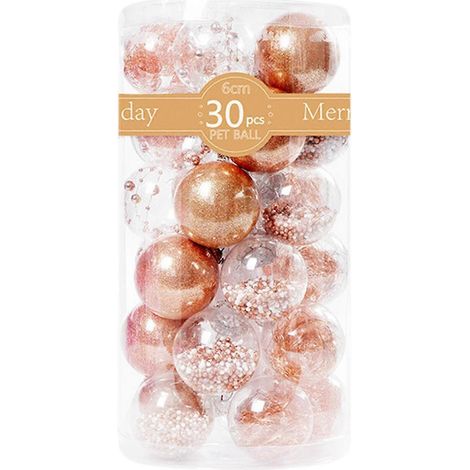 Décorations de Noël bleues pour sapin (30 pièces) - Boules de Noël décoratives - Styles variés - Idéales pour les fêtes. (1/4)