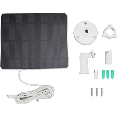 12-W-Solarpanel für Überwachungskameras, monokristalline Silizium-Ladegeräte für den Außenbereich, Türklingeln, Ventilatoren, Taschenlampen, kleine Motoren (1/5)