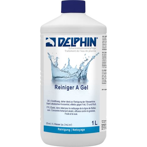 Delphin Reiniger A Gel 1 L Schwimmbadreiniger Folienreiniger Beckenrand