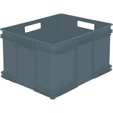 Caja de almacenaje Eurobox XXL, Plástico ECO (PP), 52 x 43 x 28 cm, 54 l, Gris