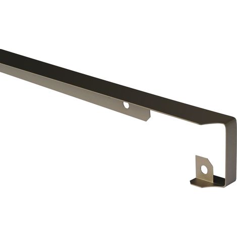 Nordlinger – Profilé de finition aluminium pour jonction d'angle de plan de travail – Couleur champagne – Épaisseur 38mm – Largeur 67cm – Finition durable