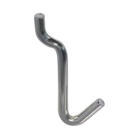 Gancio per pannello forato tipo n.2 15x42 mm conf. da 200 pz