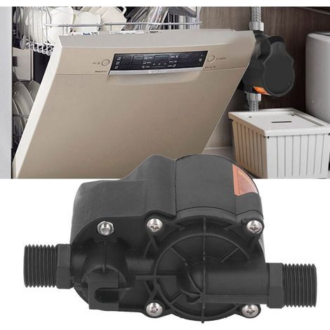Pompe automatique de surpression d'eau 100W DC 24V Pompe de surpression pour la douche, la cuisine et le jardin-- (1/5)