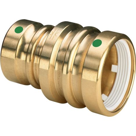 Reduziermuffe mit SC Geopress 9615.2TW in 50x32mm Rotguss (1/2)