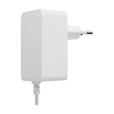 Alimentation Universelle - 12 Vcc - 2 A - 24 W - Connecteur (2 1 X 5 5 Mm) - Blanc (1/3)