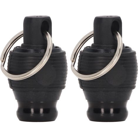 Porte-embout de tournevis, 2 pièces, fixation rapide, porte-clés résistant à l'usure pour outils de 1/4 pouces de diamètre, noir (1/5)