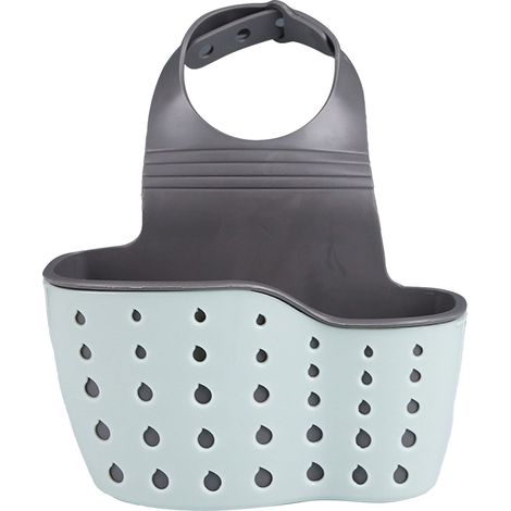 Égouttoir en plastique pour évier, panier de rangement suspendu, ustensiles de cuisine, étagère de rangement, égouttoir, sac suspendu, maison-AquaForge (1/5)
