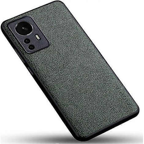 Étui pour Xiaomi Mi 12 Pro, 6,73 pouces, en cuir PU premium, design rétro, protection intégrale, compatible Xiaomi Mi 12 Pro 5G (vert) (1/5)