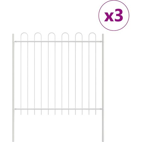 Valla de Jardín BOXTEL 3 uds. 5,1 x 1,5 m vidaXL