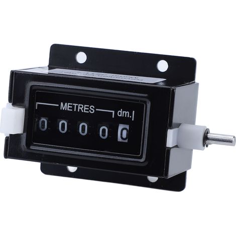 5-stelliger Zähler, Messbereich 00000 bis 99999, rückstellbar, hohe Genauigkeit, mechanischer 5-stelliger Zugzähler (1/5)