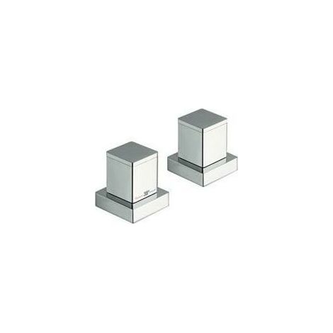 BAIN DOUCHE QUADRI SUR GORGE THERMOSTATIQUE 2 SORTIE CHROME - CRISTINA ONDYNA XQ14251 (1/4)