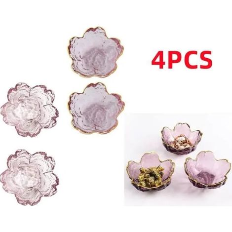 Bol Tapas - Non spcifi - Fleur de cerisier - Verre sans plomb - Rose - 8.33.6 CM BOL (1/4)