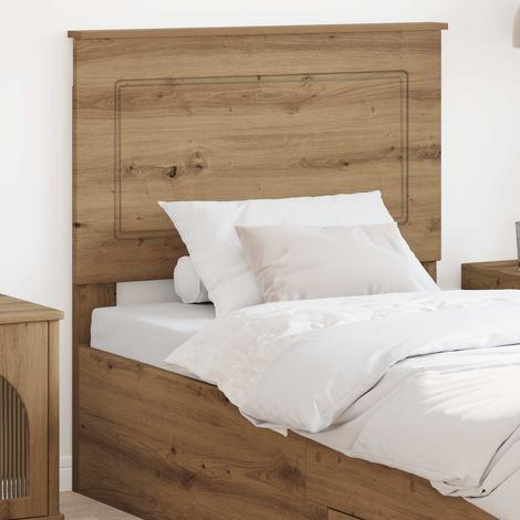 vidaXL Tête de lit Chêne Artisanal Bois d’ingénierie (1/5)