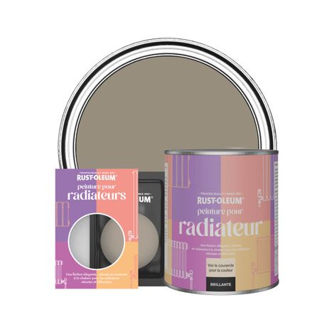 Rust-Oleum Peinture pour radiateurs brillante - Cacao (1/3)