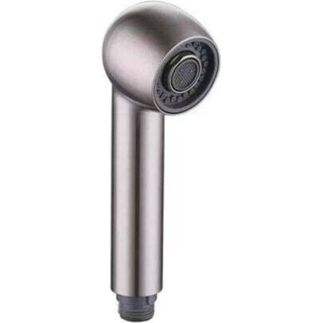 Douchette Robinet Cuisine 2 Jets Tête de Douche Remplacement Douchette pour Mitigeur Cuisine, Couleurs brossées