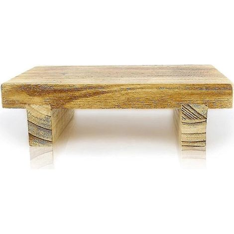 Marchepied en bois pour enfants et adultes, repose-pieds de lit pour lits hauts, marchepied (1/5)
