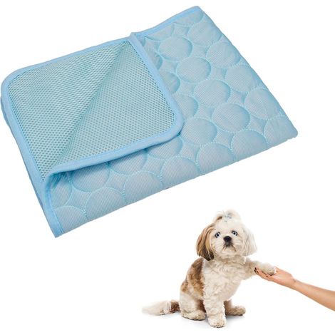 Tapis rafraîchissant pour chien, tapis de couchage rafraîchissant pour animaux de compagnie, tapis de couchage d'été pour chats et chiens, tapis rafraîchissant pour chiens 4030 cm (1/5)