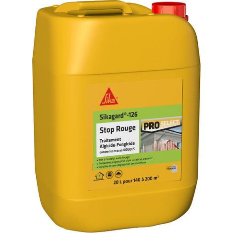 SIKA Trattamento alghicida e fungicida - Sikagard-126 Stop Red - 20L (1/5)