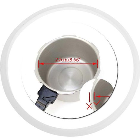 Joint d'étanchéité en caoutchouc silicone pour autocuiseur, outil de cuisine (1/4)