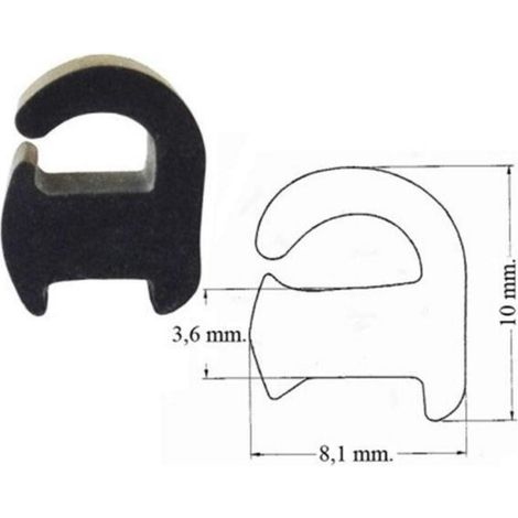ELECTROLUX REX / FRANKE / GOMMINO ANTIGRAFFIO PER GRIGLIA CUCINA GAS 4 PZ P0001 (1/2)
