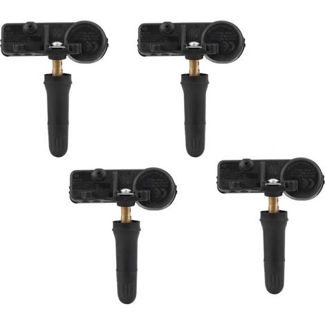 Pieces Car TPMS Tire Pressure Monitoring Sensor, High-Quality ABS Material, Black, 5 x 5 cm, for 56029398AB, 56029398AA, 68142397AA