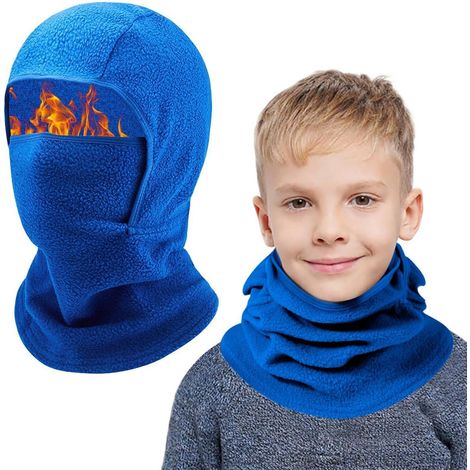 Kinder Sturmhaube Winter Fleece Warm Winddicht Skimaske für Jungen Mädchen 4-13 Jahre (1/5)
