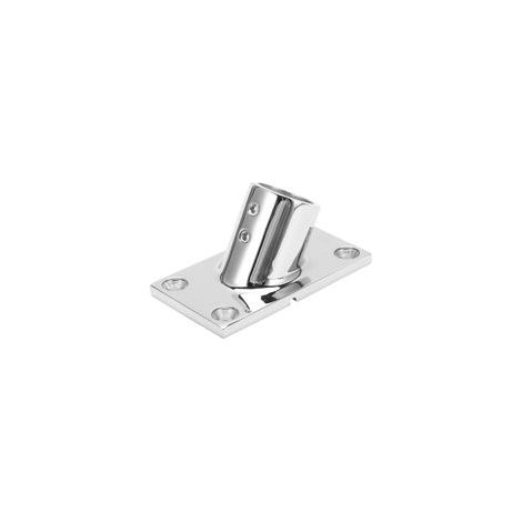 Embase de main courante de bateau en acier inoxydable, angle rectangulaire de 60°, 25 mm / 1 pouce (1/5)
