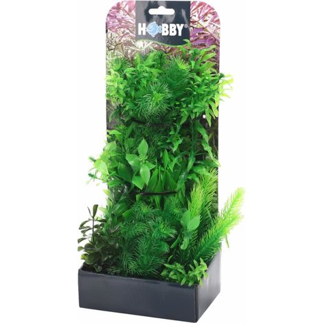 Hobby Plantasy Set 5 - Pflanzen-Set mit 9 künstlichen Aquarienpflanzen