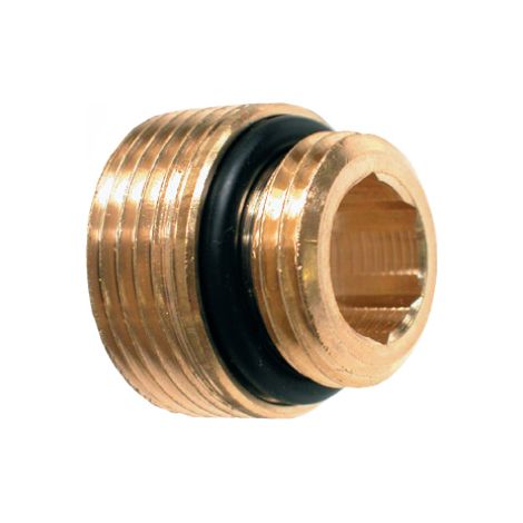 Raccord radiateur mâle 1/2" (15/21) – mâle 3/4" EK eurocône avec joint torique – Laiton pour raccordement en H – Conecterm France (1/2)