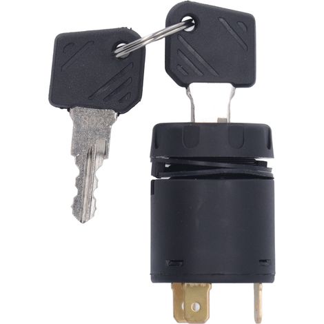 Contacteur de démarrage en acier inoxydable clé universelle pour tracteur chariot élévateur engin de chantier modèle JK410/802 (1/5)