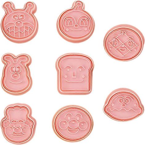 Moules à biscuits en forme d'Anpanman (dessin animé), moules à biscuits 3D pour fondant et biscuits. (1/5)