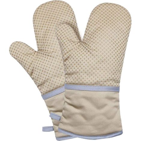 1 paire de gants de four à micro-ondes en silicone antidérapants pour la cuisson (1/5)